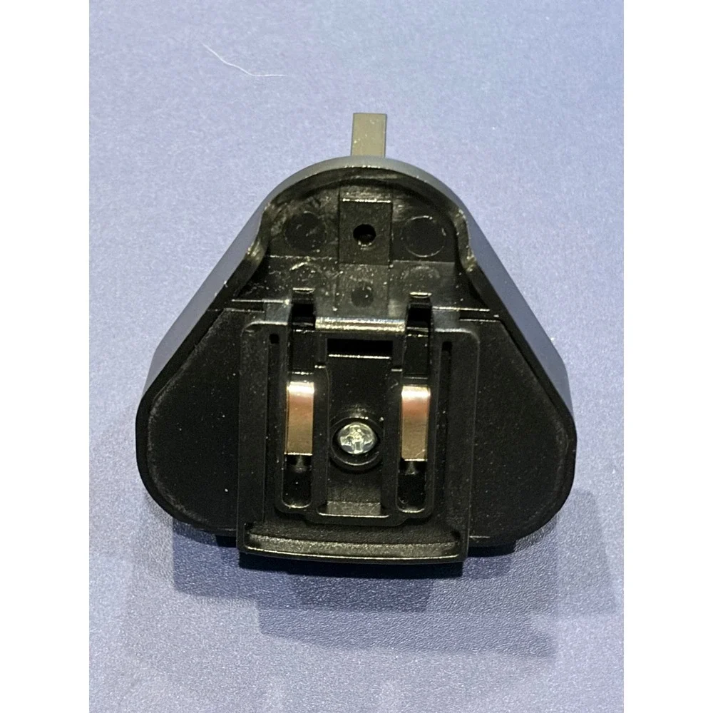 UK 3-Pin AC Wall Plug Adapter Duckhead for Power Bricks Type G Black